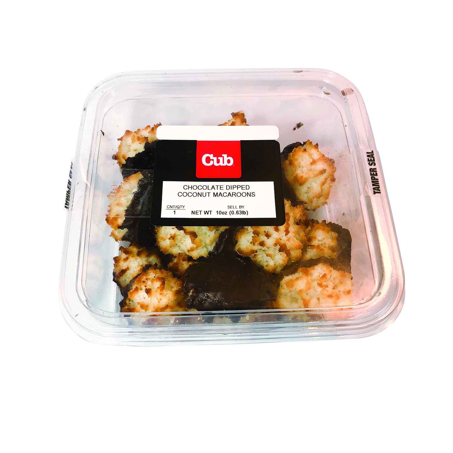slide 1 of 1, Cub Bakery Macaroons Chocolate Dipped, 1 Each, 1 ct