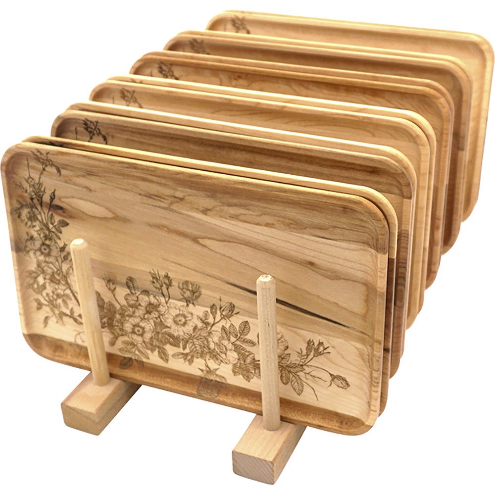 slide 1 of 1, JK Adams J.k. Adams J K Adams Rose Cheese Plate Board, 1 ct