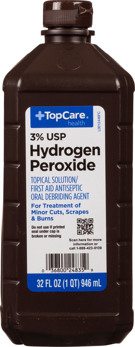 slide 2 of 15, TopCare Health 3% USP Hydrogen Peroxide 32 fl oz, 32 fl oz