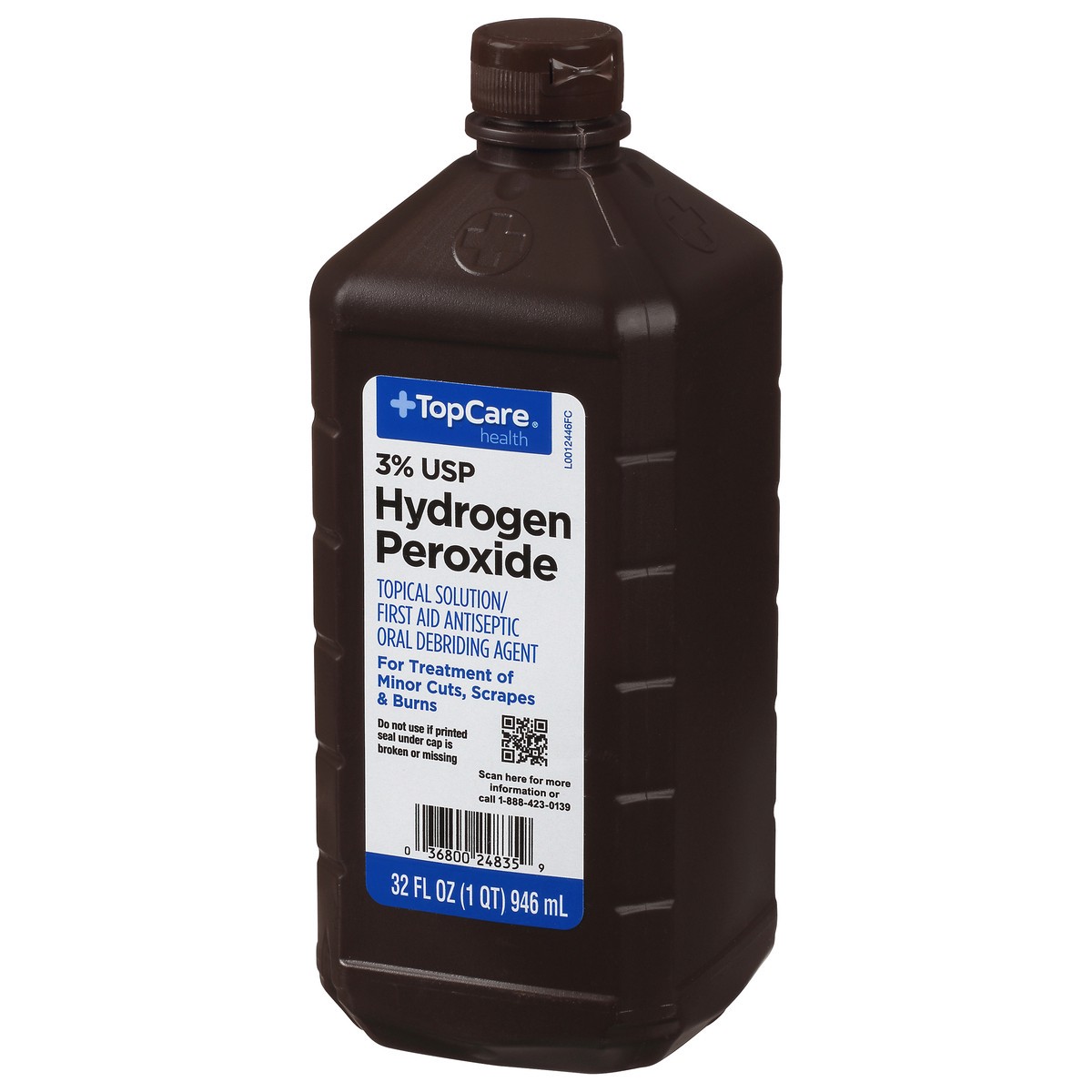 slide 12 of 15, TopCare Health 3% USP Hydrogen Peroxide 32 fl oz, 32 fl oz