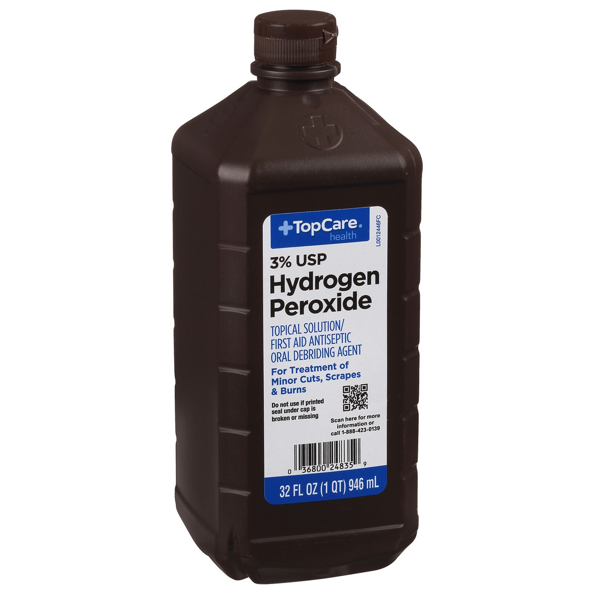 slide 7 of 15, TopCare Health 3% USP Hydrogen Peroxide 32 fl oz, 32 fl oz