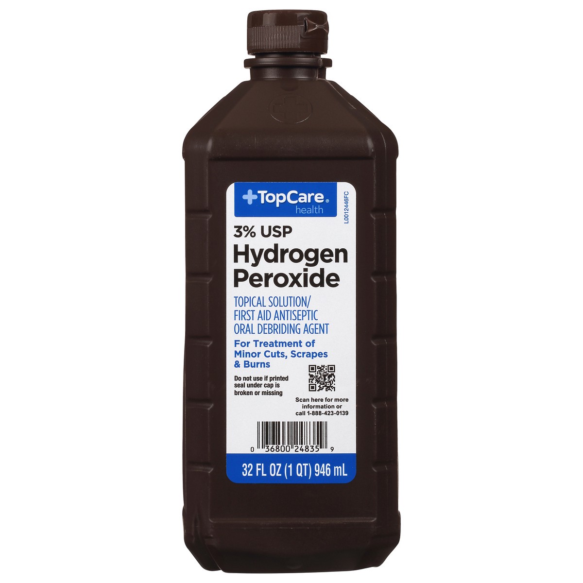 slide 11 of 15, TopCare Health 3% USP Hydrogen Peroxide 32 fl oz, 32 fl oz