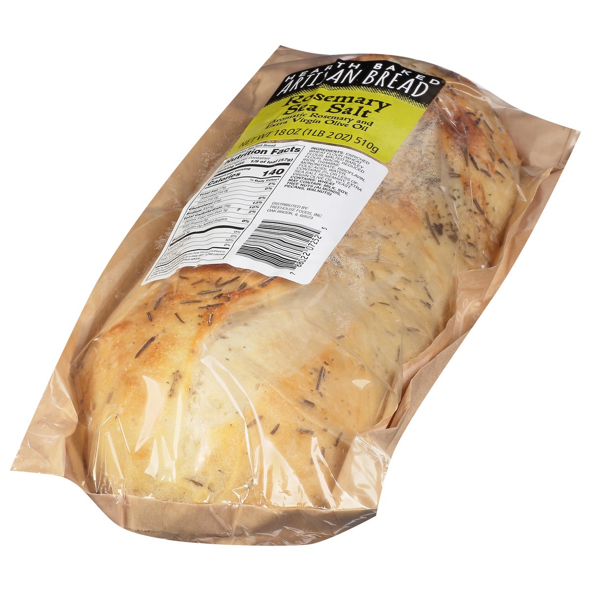 slide 10 of 11, Treehouse Originals Hearth Baked Rosemary Sea Salt Artisan Bread 18 oz, 18 oz