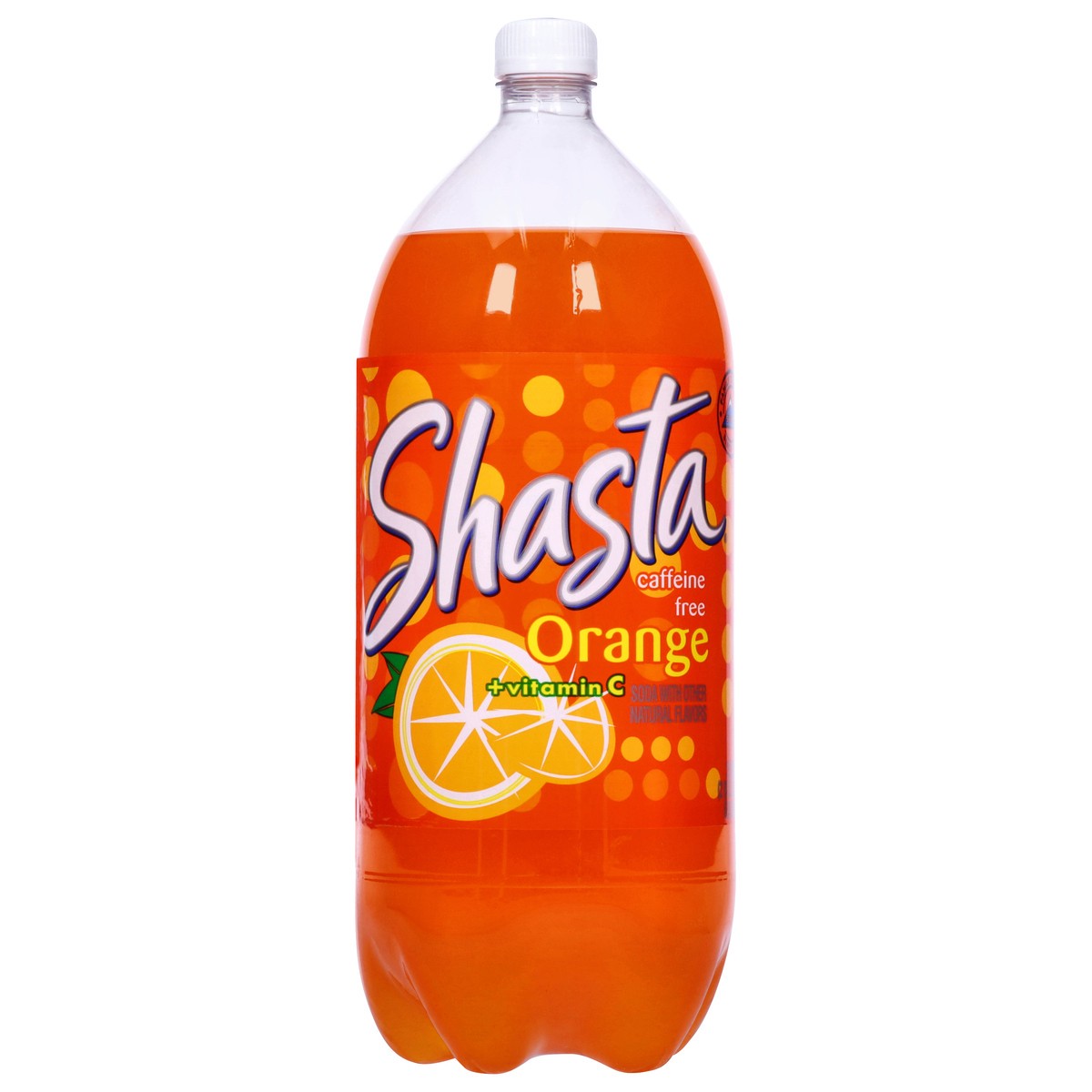 slide 1 of 9, Shasta Caffeine Free + Vitamin C Orange Soda 2 l, 2 liter