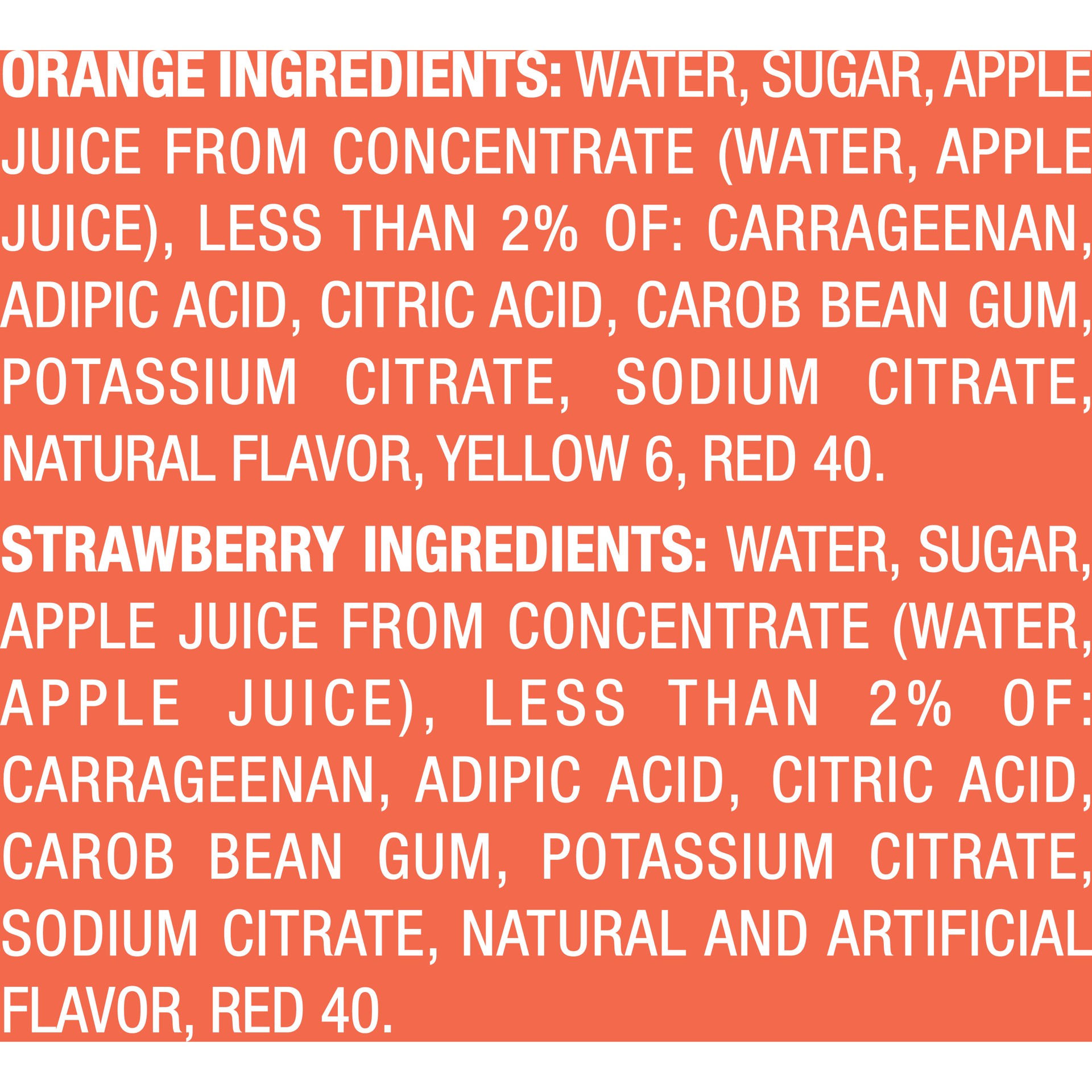 slide 3 of 5, SNACK PACK Strawberry and Orange Juicy Gels Cups Family Pack, 3.25-oz. Cups 12-Count, 39 oz