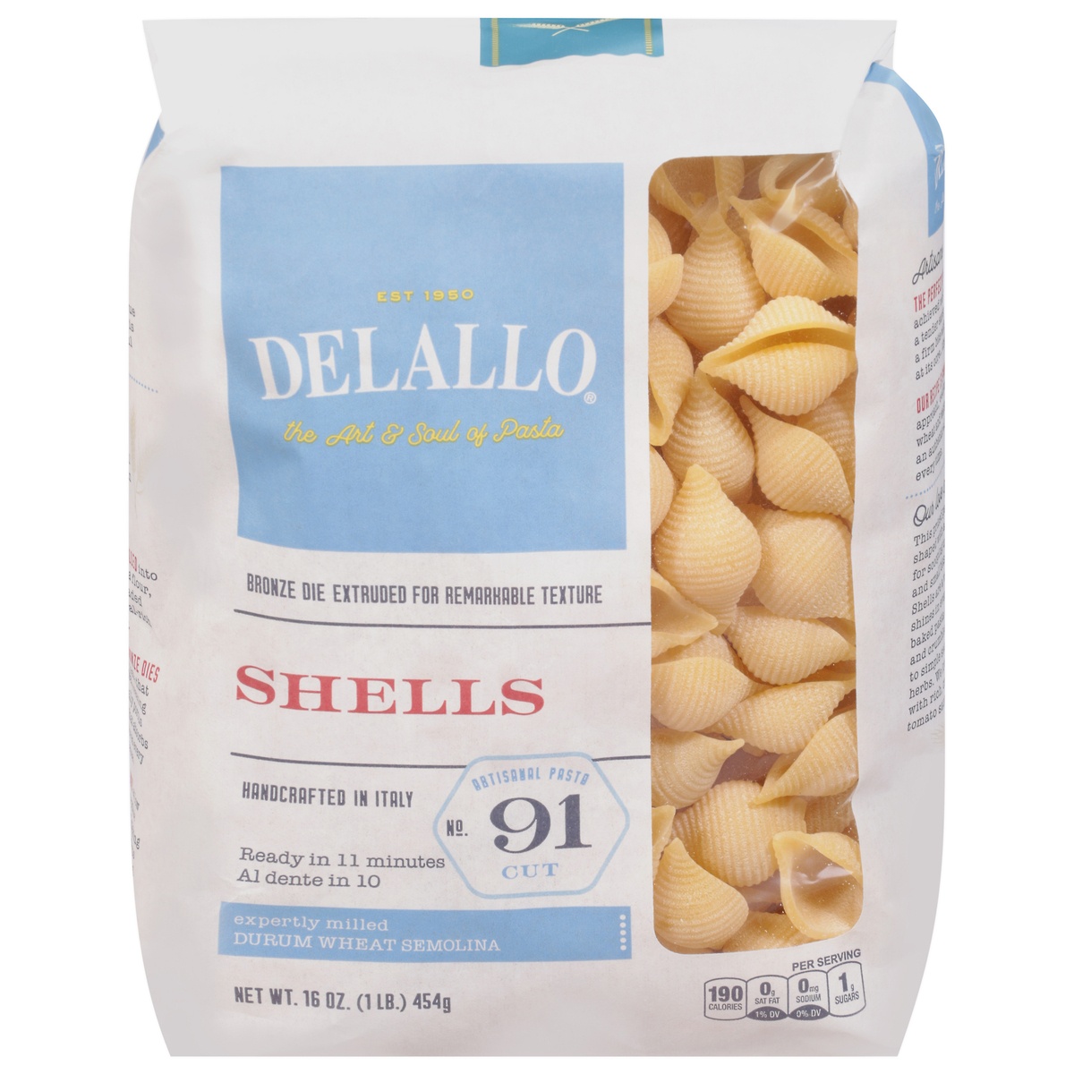 slide 1 of 1, DeLallo No. 91 Shells, 16 oz