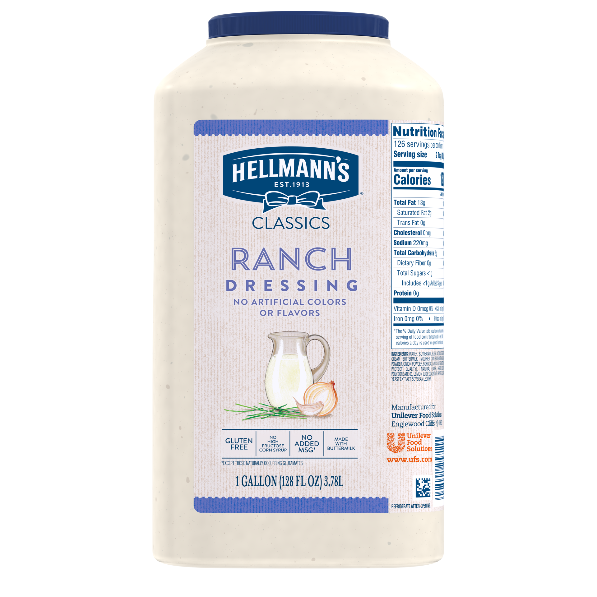 slide 3 of 3, Hellmann's Dressing Ranch 1 GA, 1 gal