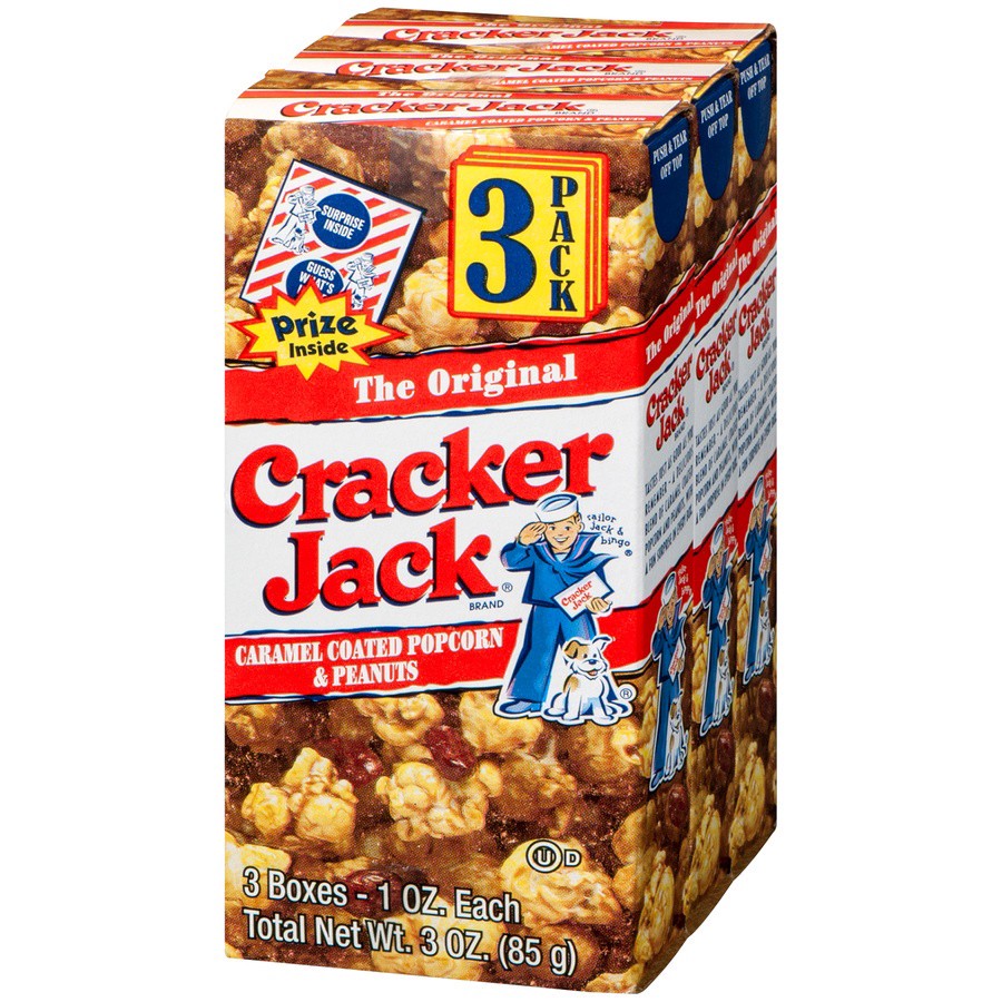 slide 2 of 3, Cracker Jack Original Triple Pack, 3 oz