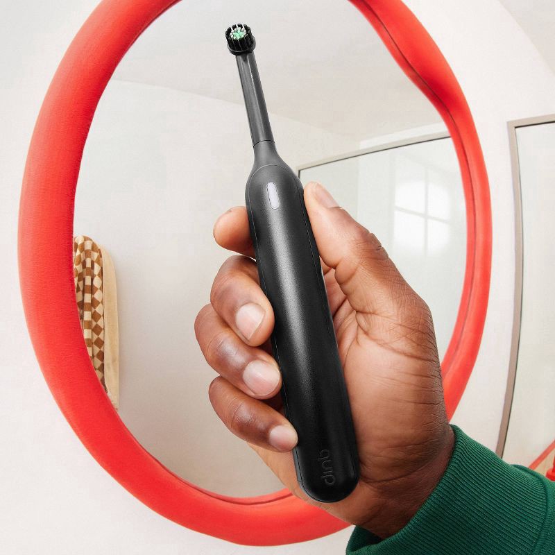 slide 15 of 18, quip Oscillating 360 Toothbrush - White/Silver, 1 ct