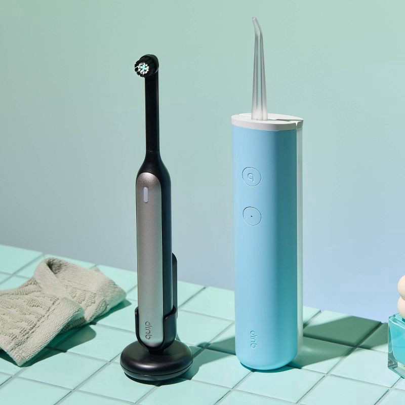 slide 16 of 18, quip Oscillating 360 Toothbrush - White/Silver, 1 ct