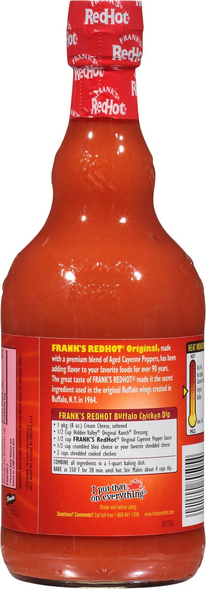 slide 4 of 7, Frank's RedHot Hot Sauce - Original, 23 fl oz