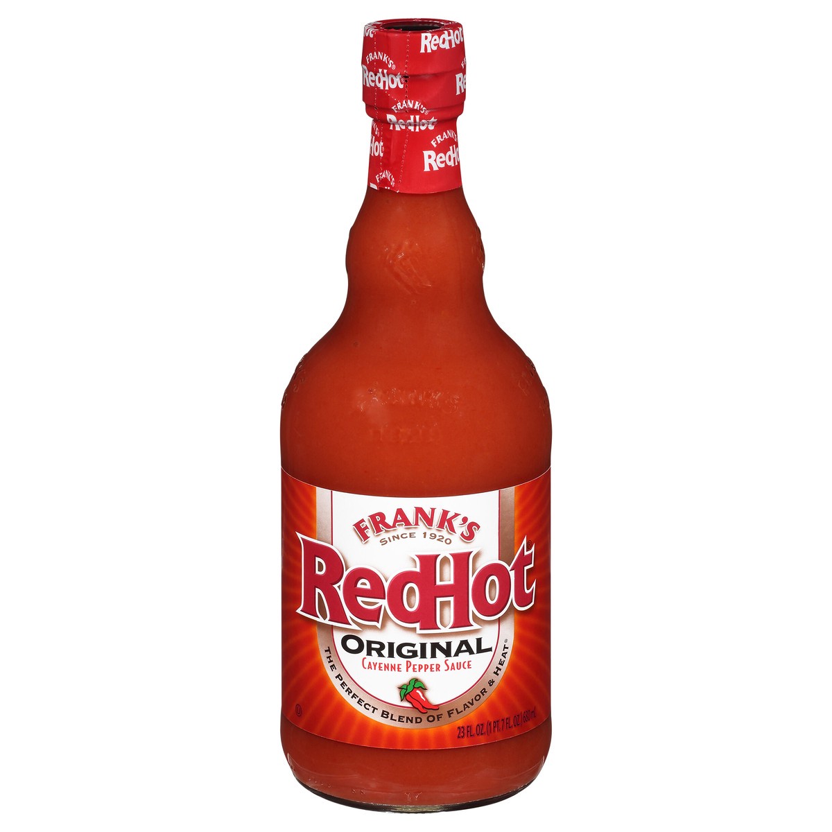 slide 1 of 7, Frank's RedHot Hot Sauce - Original, 23 fl oz