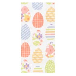 Meijer Corporate Seasonal Mcs Easter Patterned Egg Rows Print Dual Kitchen Towel, 16 In X 26 In