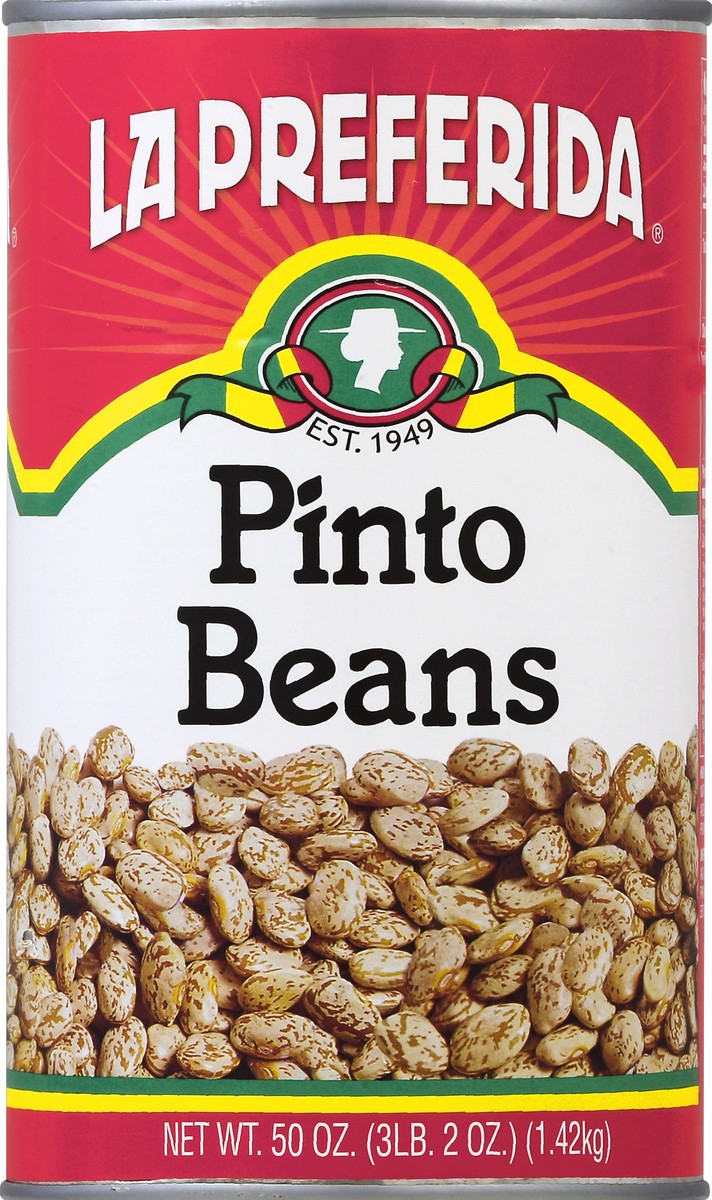 slide 1 of 3, La Preferida Pinto Beans, 50 oz