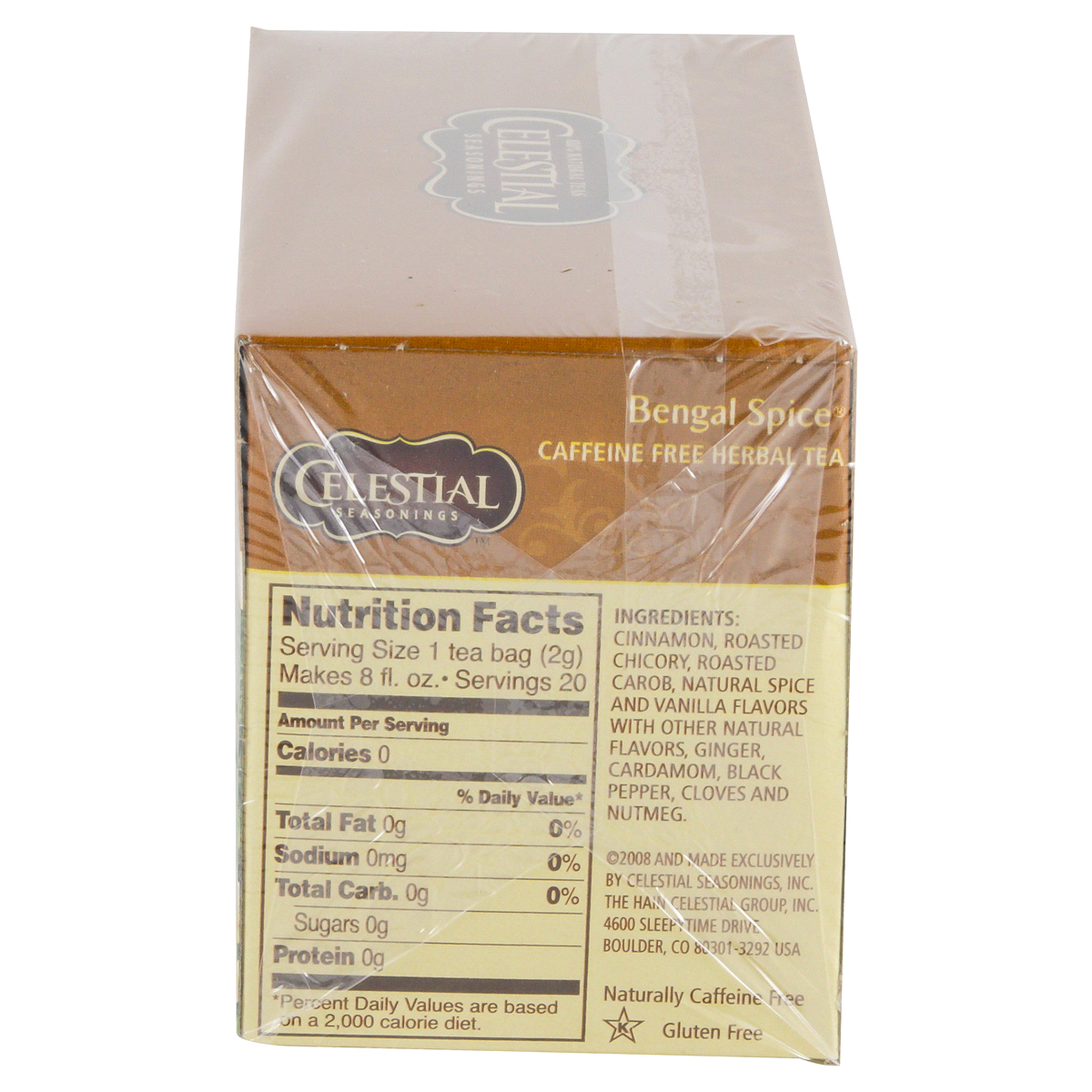 slide 3 of 6, Celestial Seasonings Herbal Bengal Spice Caffeine Free Black Tea, 20 ct