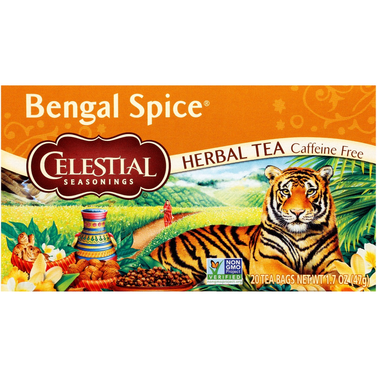 slide 5 of 8, Celestial Seasonings Caffeine Free Bengal Spice Herbal Tea, 20 ct
