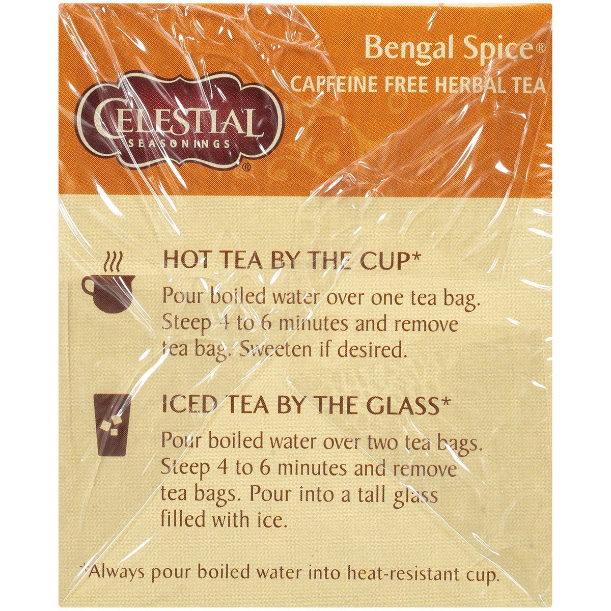 slide 6 of 8, Celestial Seasonings Caffeine Free Bengal Spice Herbal Tea, 20 ct