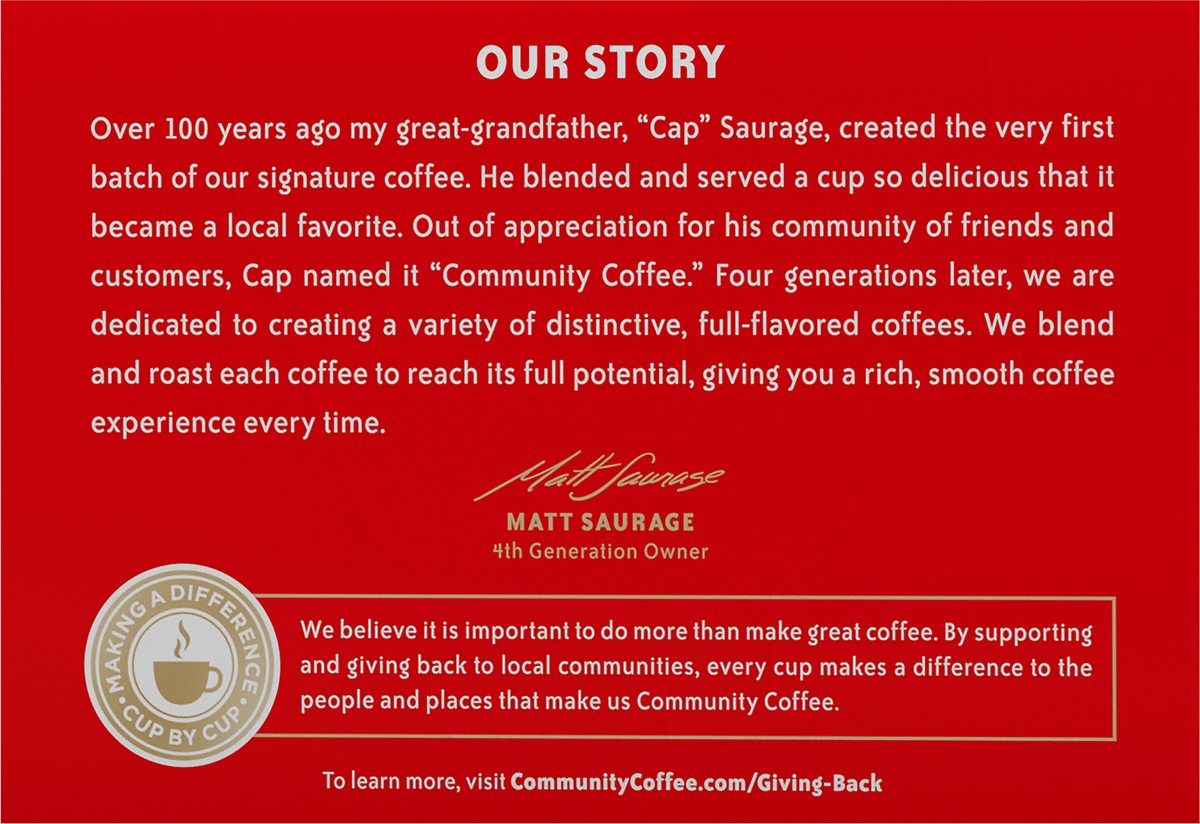 slide 8 of 11, Community Coffee White Chocolate Macadamia Single Serve Coffee, 10 ct