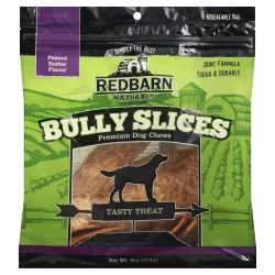 Redbarn Bully Slices Peanut Butter