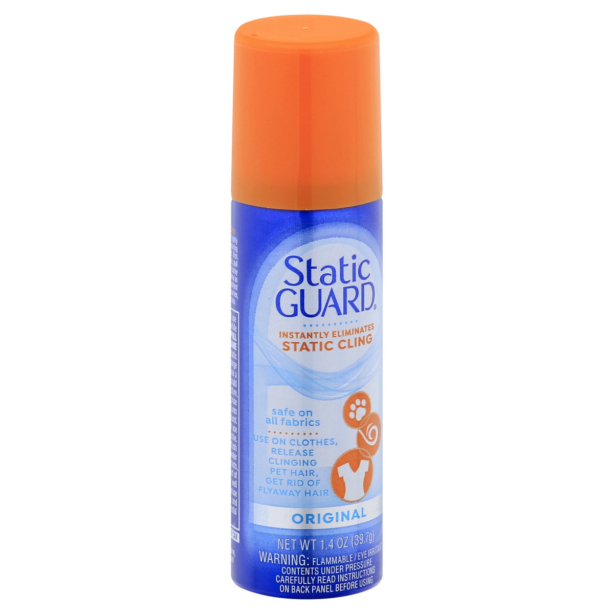 slide 2 of 9, Static Guard Original Static Cling Spray 1.4 oz, 1.4 oz