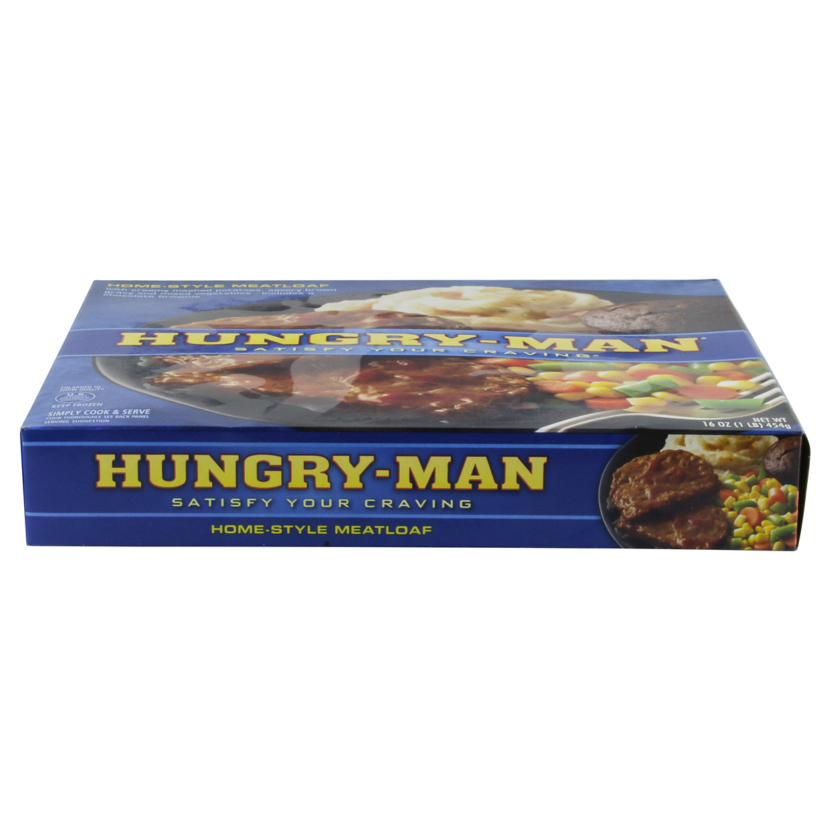 slide 4 of 6, Hungry-Man Home-Style Meatloaf Frozen Dinner, 16 oz