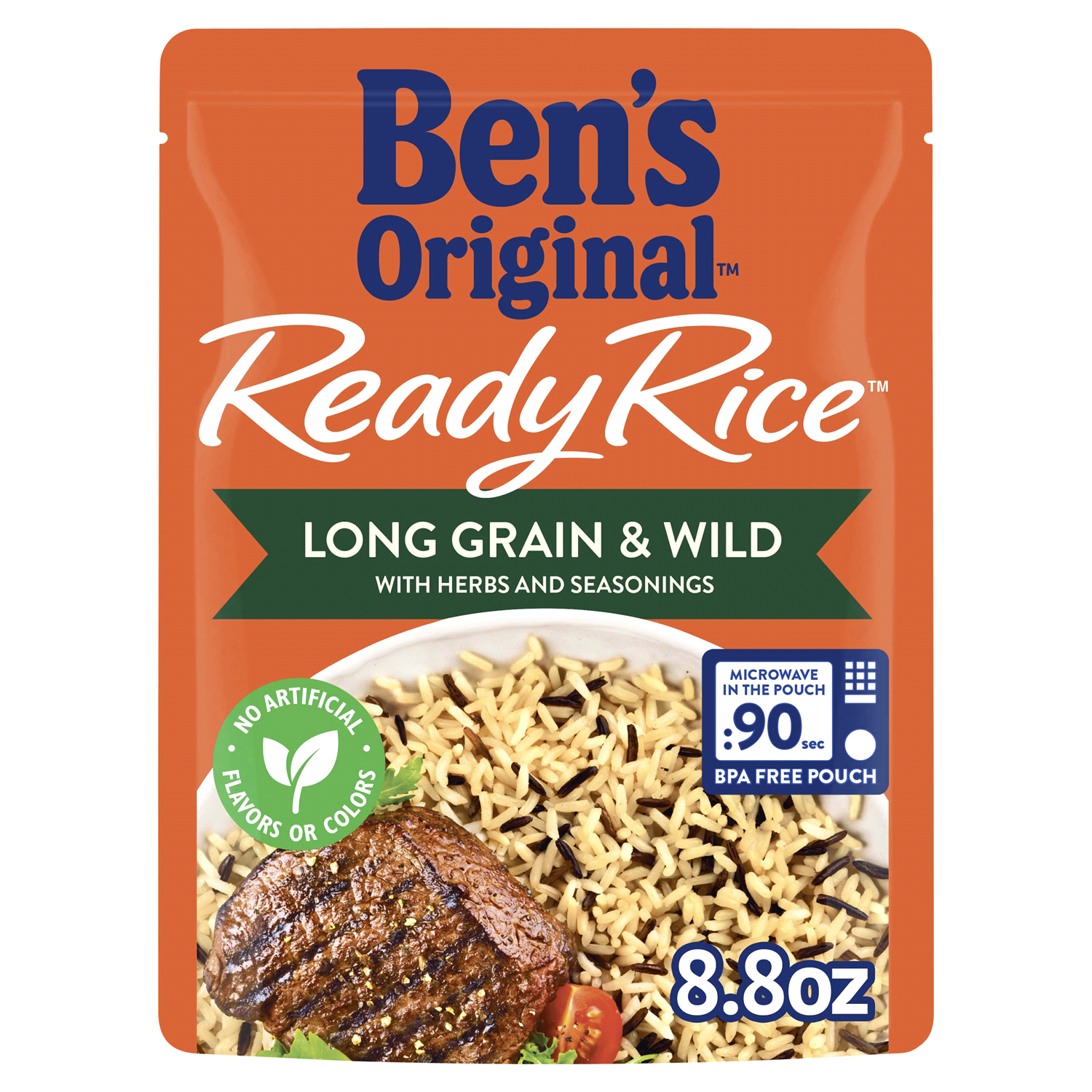 slide 1 of 4, Ben's Original Rice, Long Grain & Wild, 8.8 oz