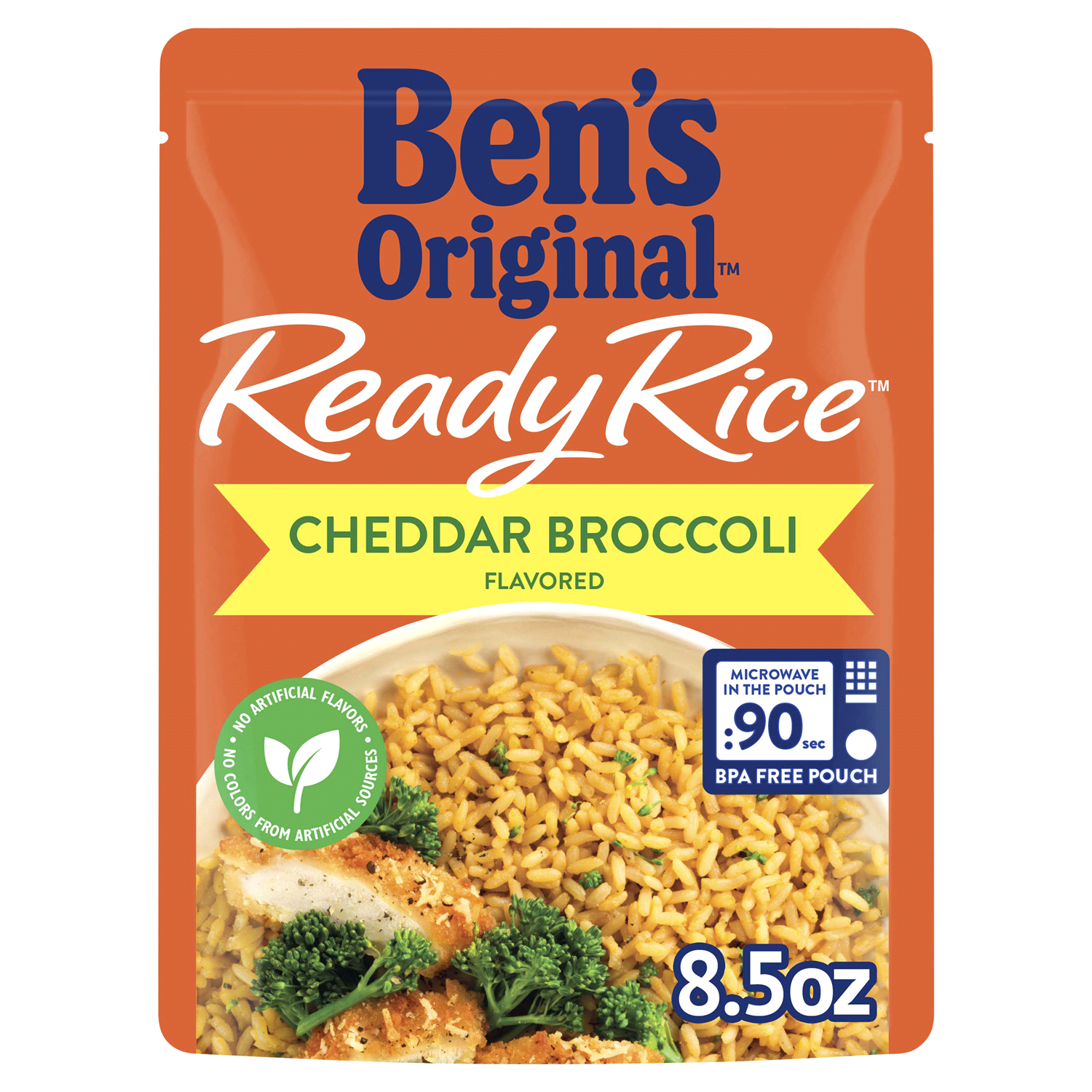 slide 1 of 4, Ben's Original Rice, Cheddar Broccoli Flavored, 8.5 oz