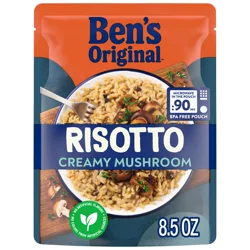 Ben's Original™ Ready Rice Creamy Mushroom Risotto Flavored Rice, Easy Dinner Side, 8.5 OZ Pouch