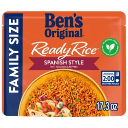 BEN'S ORIGINAL READY RICE Spanish Style Flavored Rice, Family Size, 17.3 oz Pouch
