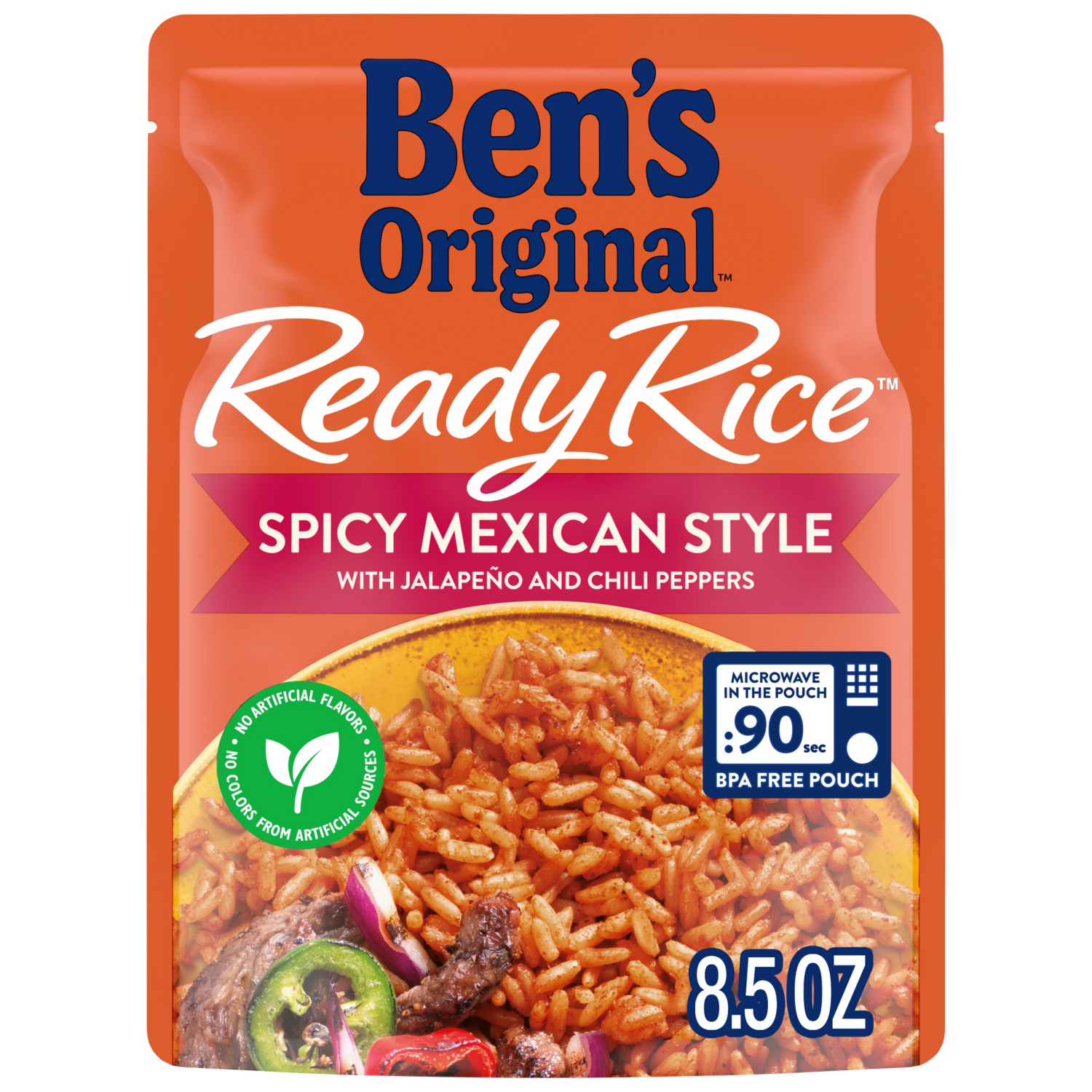 slide 1 of 3, Ben's Original Ready Rice Spicy Mexican Style Rice 8.5 oz, 8.5 oz