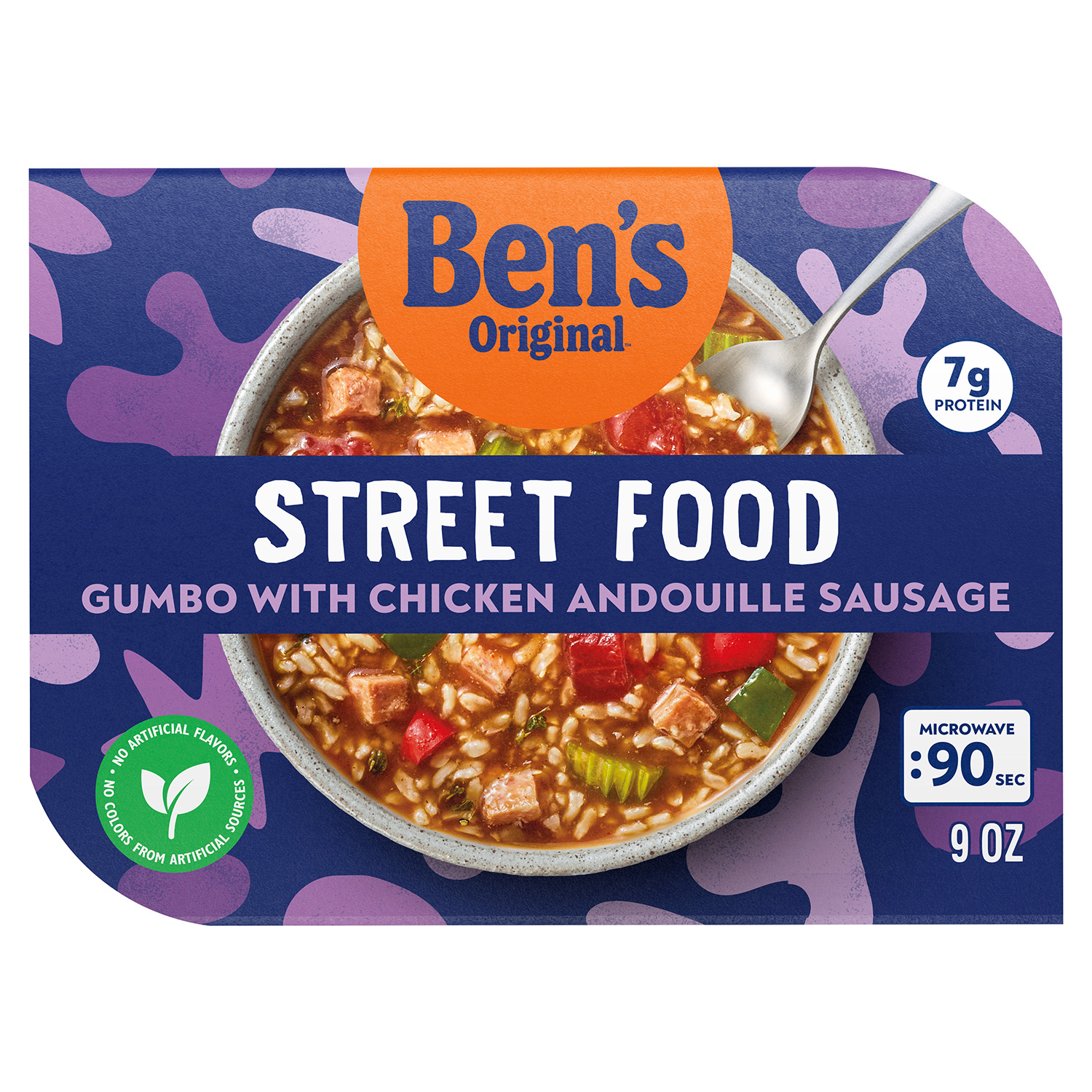 slide 1 of 5, BEN's ORIGINAL Street Food Gumbo with Chicken Andouille Sausage, 1 ct