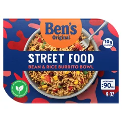 BEN's ORIGINAL Street Food Bean & Rice Burrito Bowl