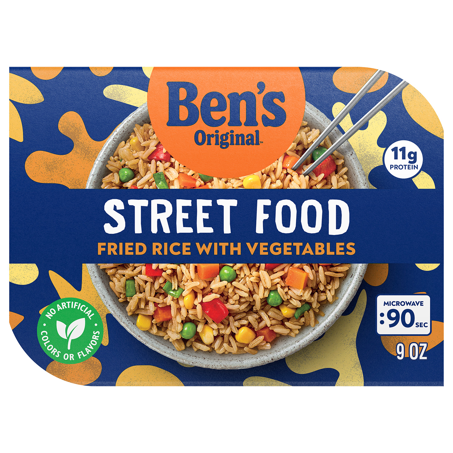 slide 1 of 5, BEN's ORIGINAL Street Food Fried Rice with Vegetables, 1 ct