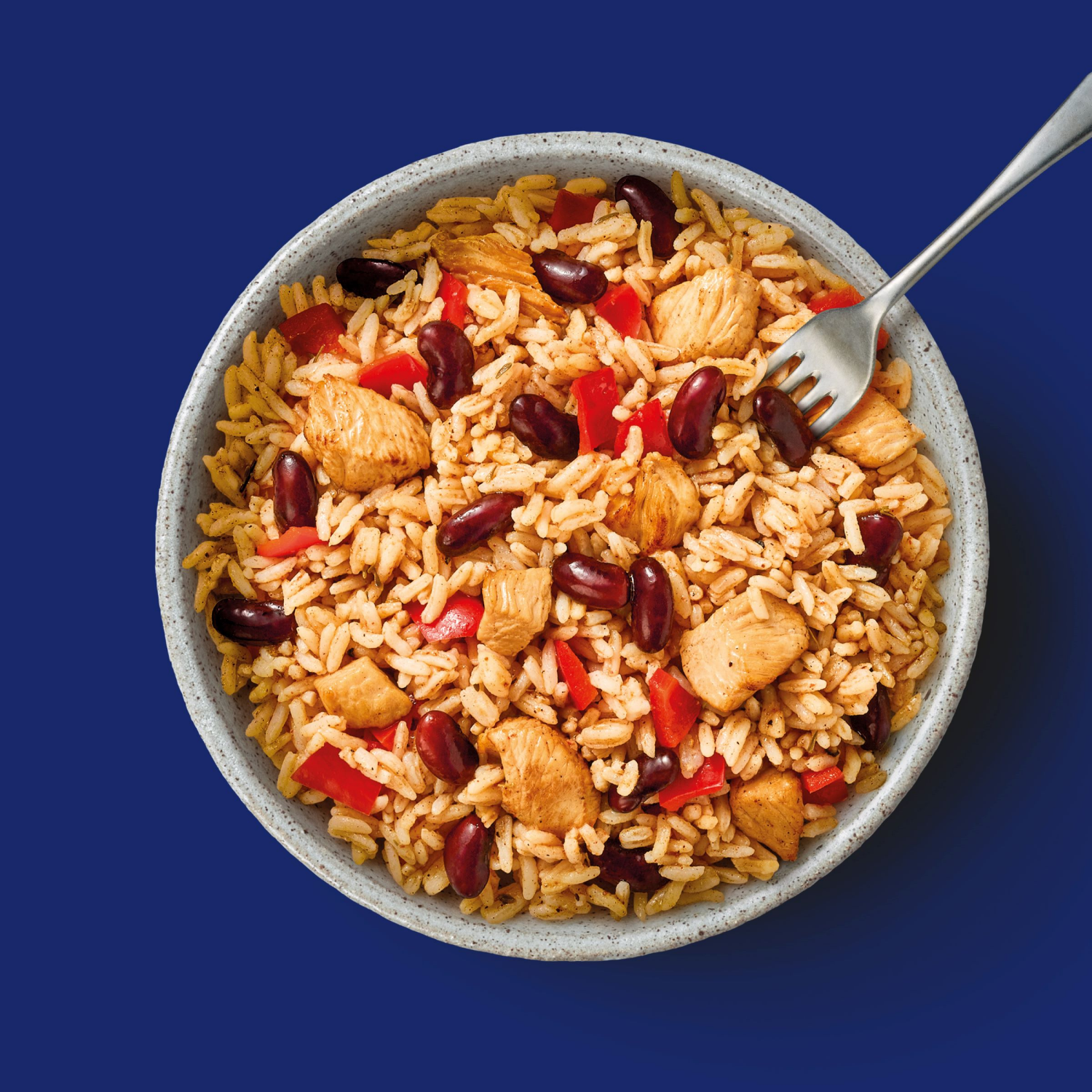 slide 2 of 5, BEN's ORIGINAL Street Food Jamaican Jerk Style Red Beans & Rice with Chicken, 1 ct