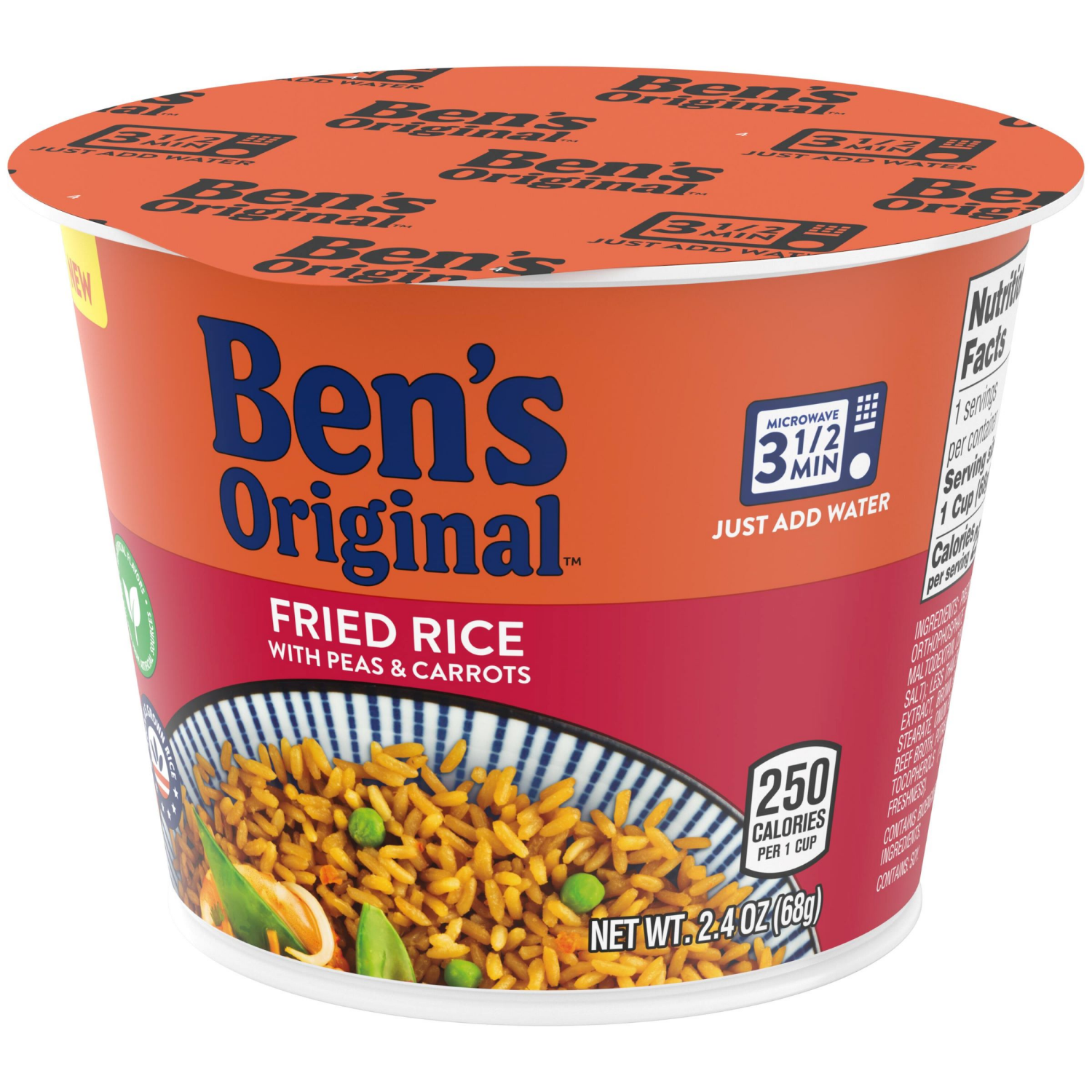 slide 5 of 5, BEN'S ORIGINAL Fried Rice Single Serve 2.4 Oz Cup, 2.4 oz