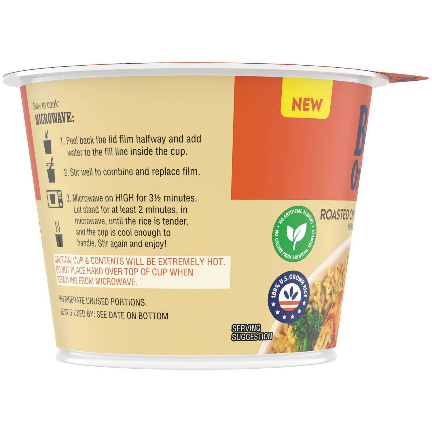 slide 3 of 5, BEN'S ORIGINAL Roasted Chicken Flavored Rice Single Serve 2.4 Oz Cup, 2.4 oz