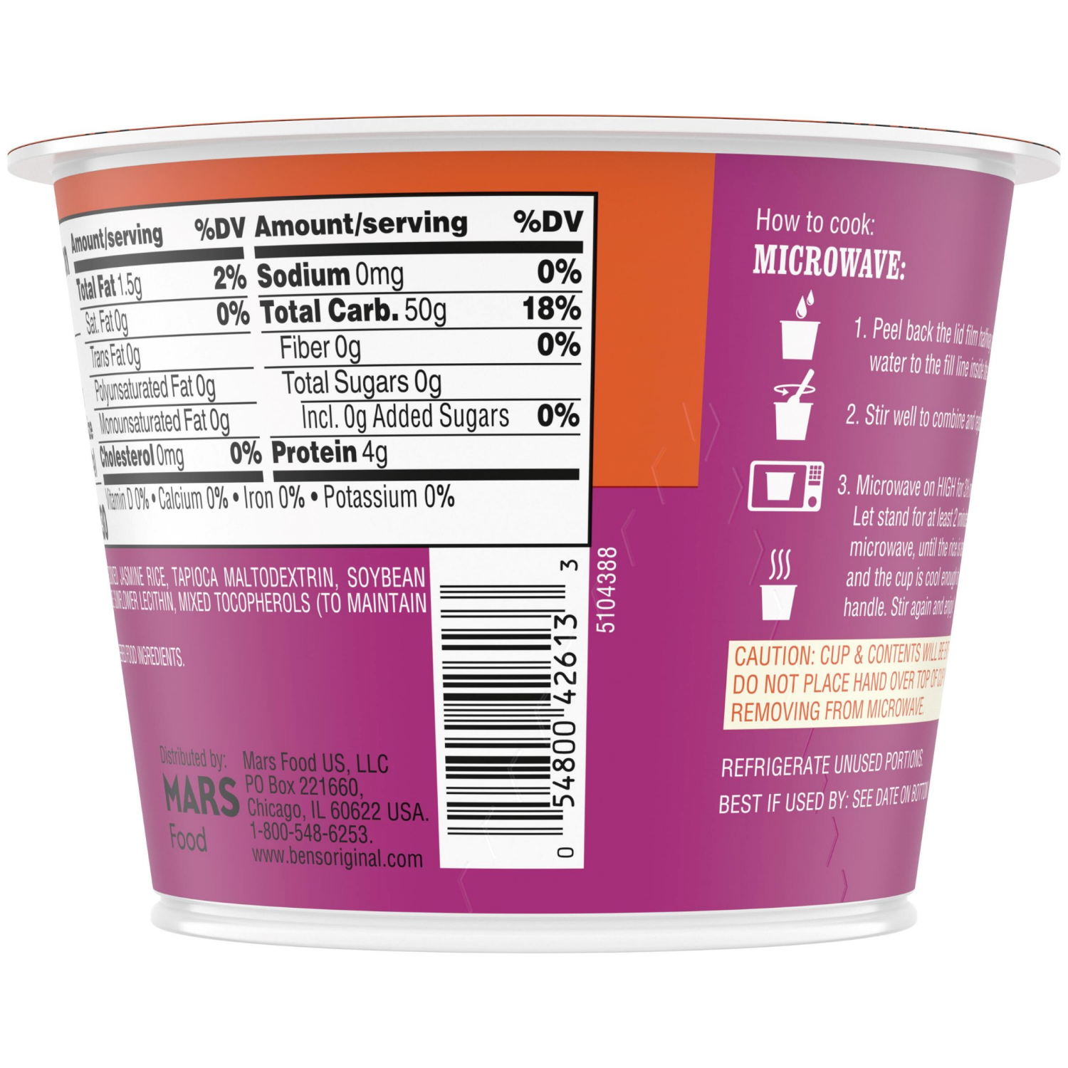 slide 2 of 8, BEN'S ORIGINAL Jasmine Rice Single Serve 2.4 Oz Cup, 2.2 oz