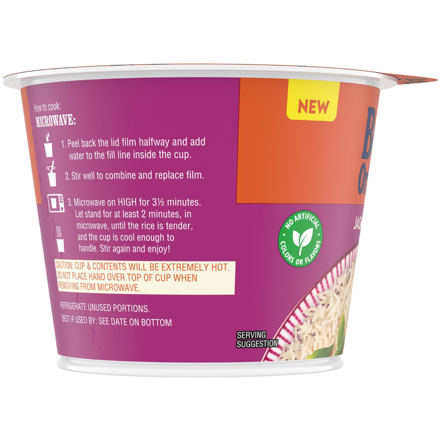 slide 4 of 8, BEN'S ORIGINAL Jasmine Rice Single Serve 2.4 Oz Cup, 2.2 oz