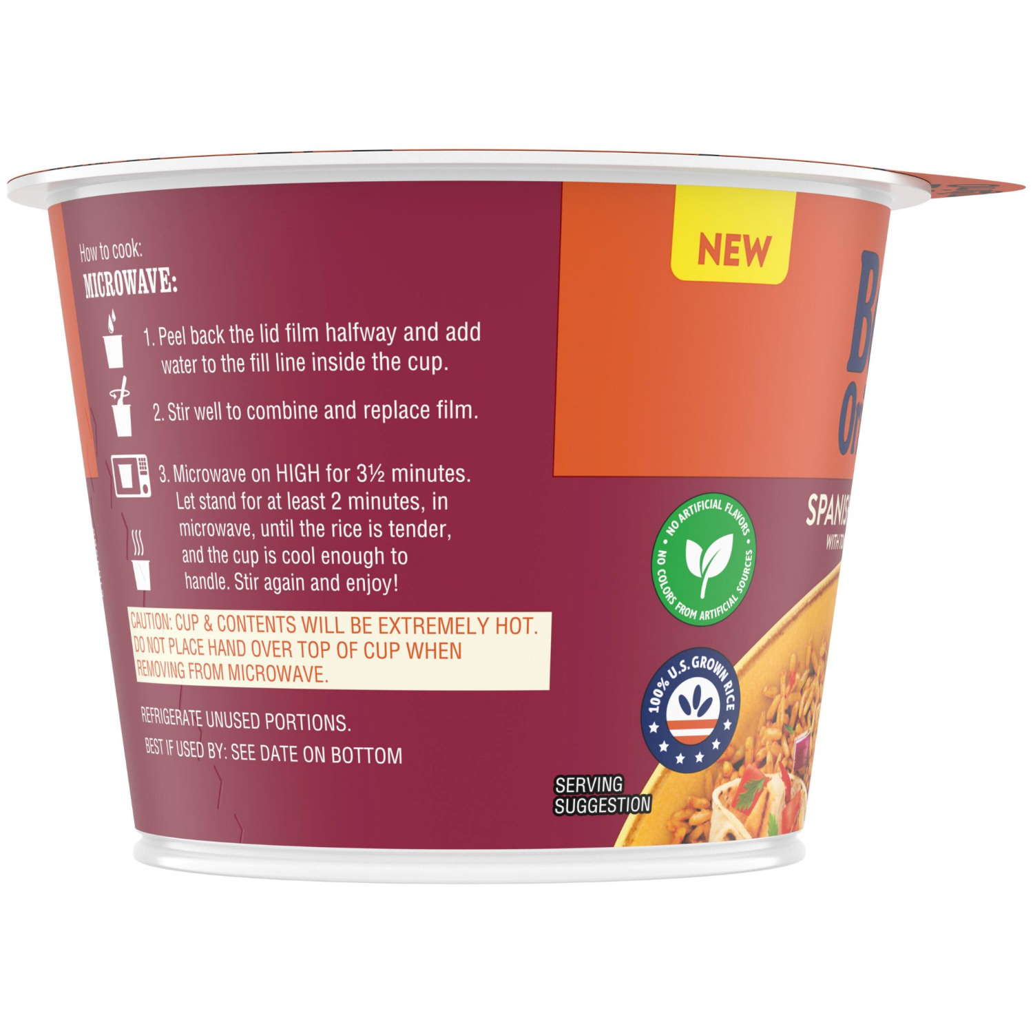 slide 4 of 8, BEN'S ORIGINAL Spanish Style Rice Single Serve 2.4 Oz Cup, 2.4 oz