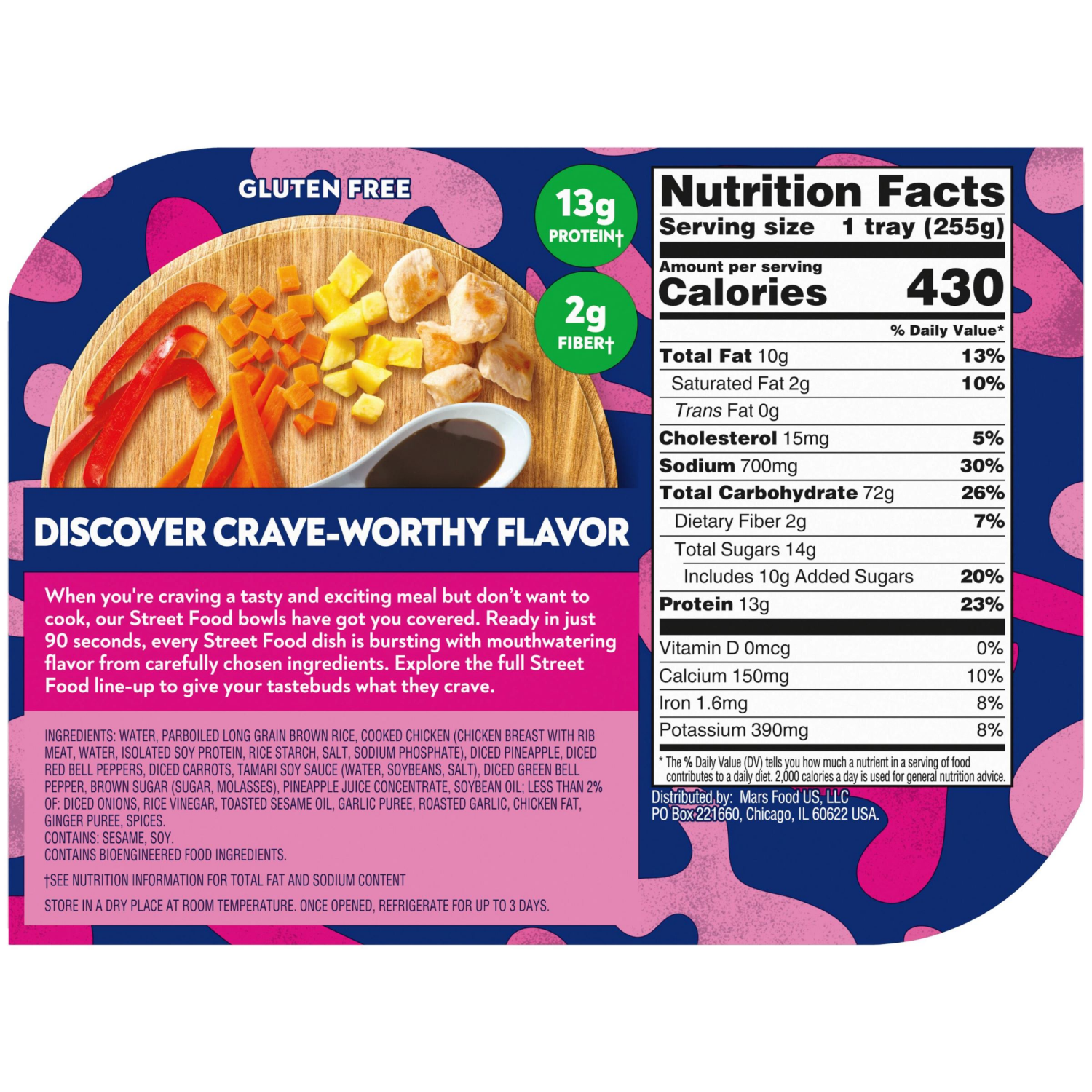 slide 2 of 3, Ben's Original™ Street Food Teriyaki Rice and Chicken, 9 oz