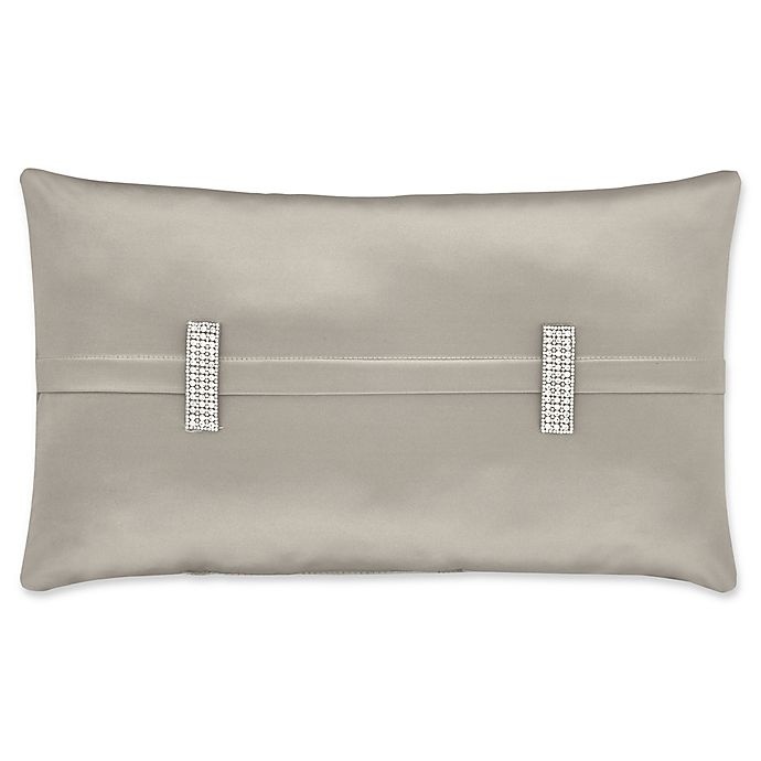 slide 1 of 1, J. Queen New York Satinique Boudoir Pillow - Silver, 1 ct