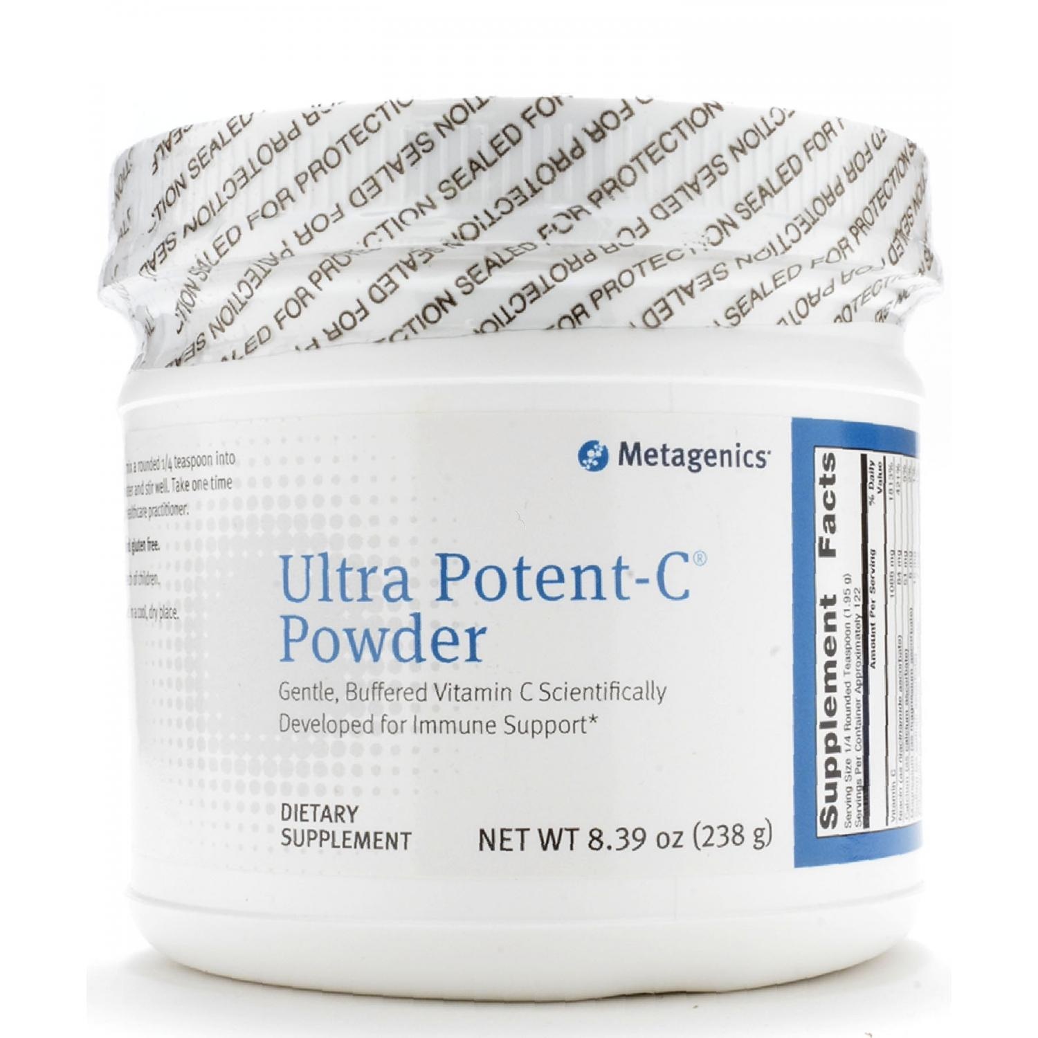slide 1 of 1, Metagenics Ultra Potent C Powder, 8 oz