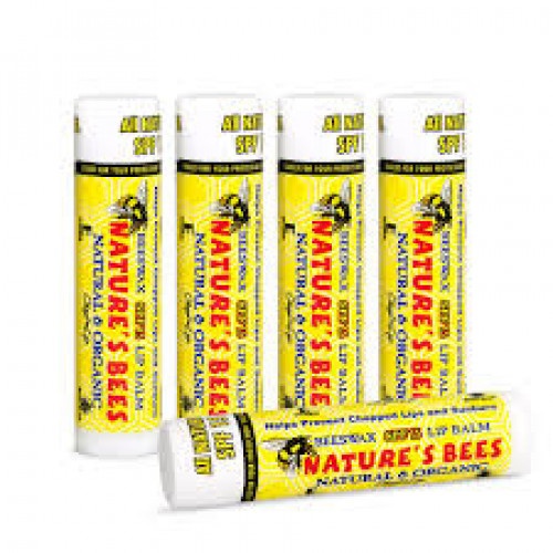 slide 1 of 1, Nature's Bees Lip Balm, 0.15000001 oz