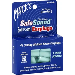 Mack's Safesound Soft Foam Earplugs
