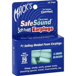 Mack's Safesound Soft Foam Earplugs