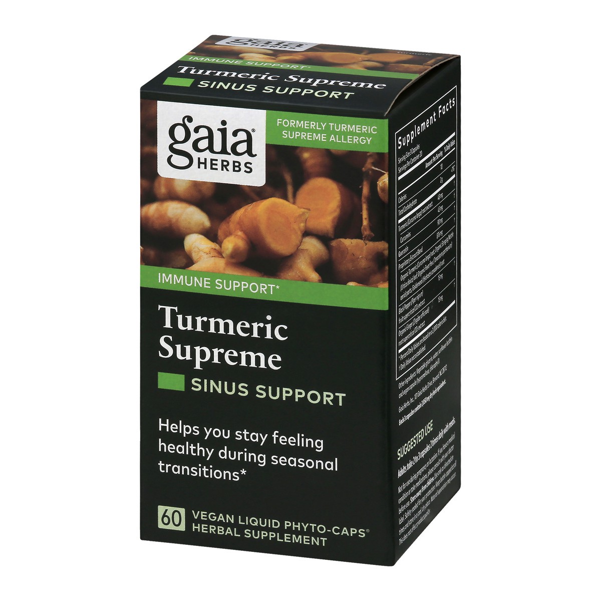 slide 12 of 13, Gaia Herbs Turmeric Supreme 60 ea, 60 ct