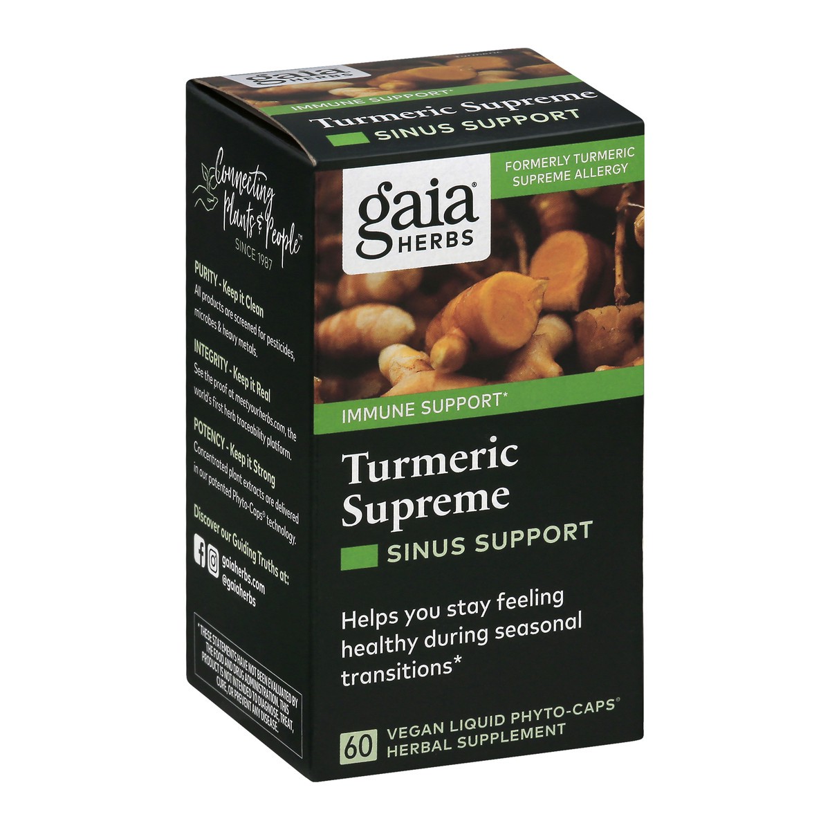 slide 5 of 13, Gaia Herbs Turmeric Supreme 60 ea, 60 ct