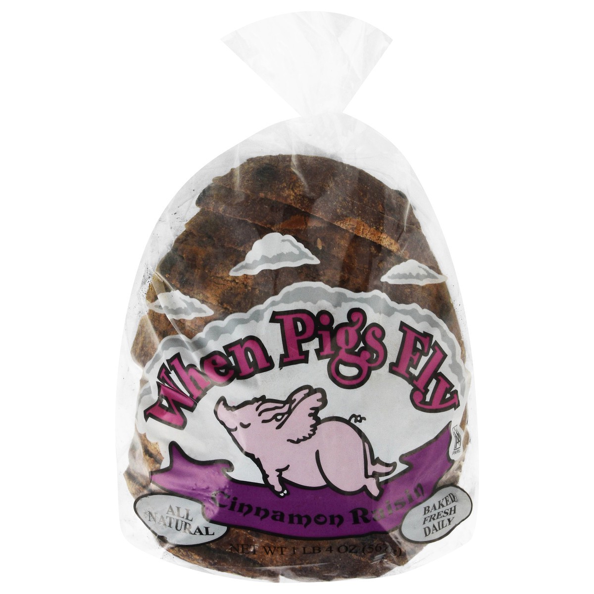 slide 3 of 14, When Pigs Fly Cinnamon Raisin Bread 20 oz, 20 oz