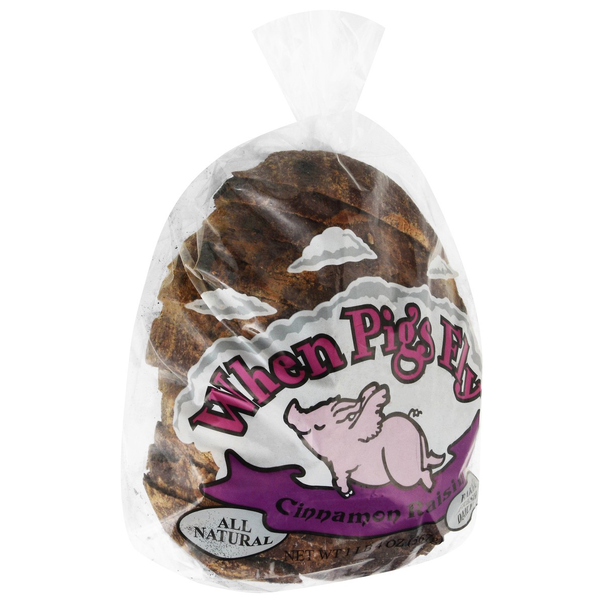 slide 7 of 14, When Pigs Fly Cinnamon Raisin Bread 20 oz, 20 oz