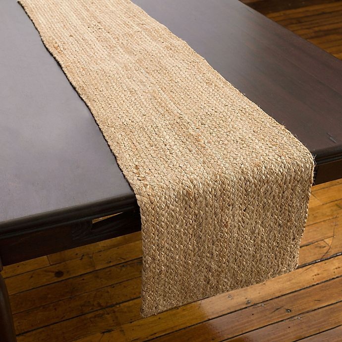 slide 1 of 1, Fiesta Willow Table Runner - Natural, 54 in